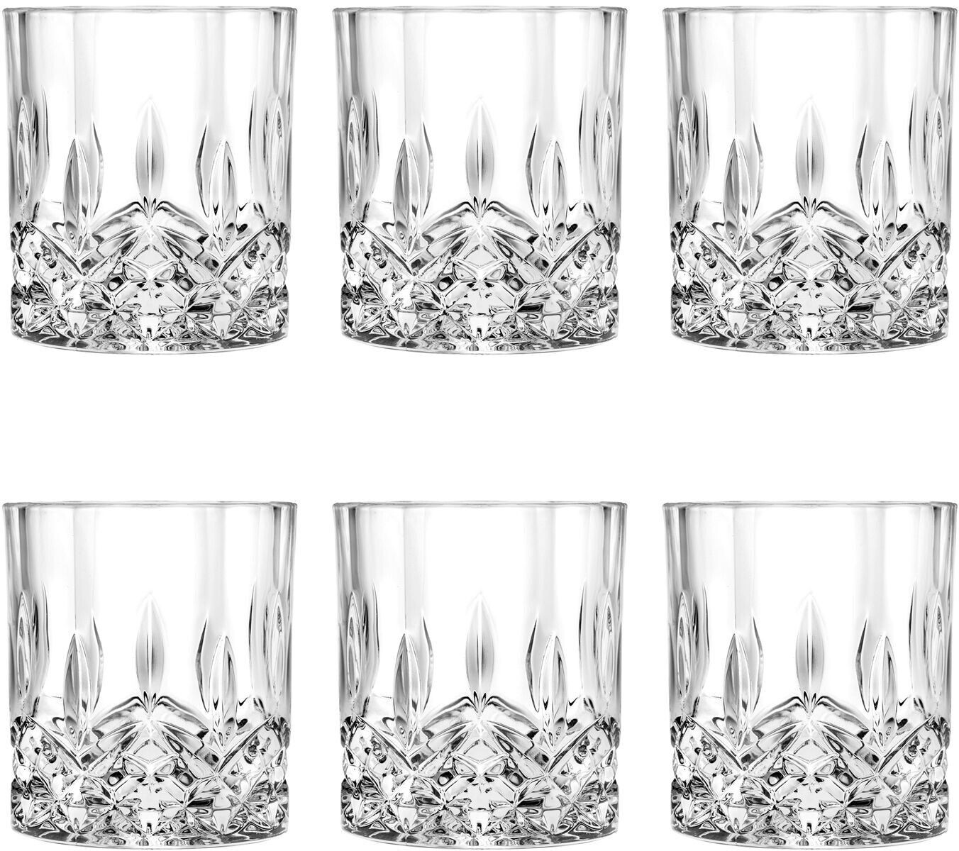 RCR Set 6 Gläser Wasser Cocktail Getränk Opera 30 CL Eco Kristall  Handgeschnitzt ab 21,66 €