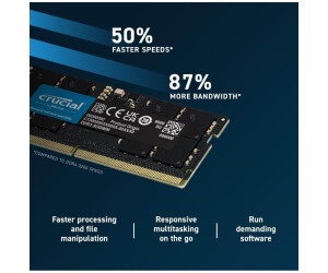 Crucial DDR5 5600 SODIMM 64GBキット Crucial 64GB Kit (32GBx2) DDR5-5600 SODIMM | CT2K32G56C46S5