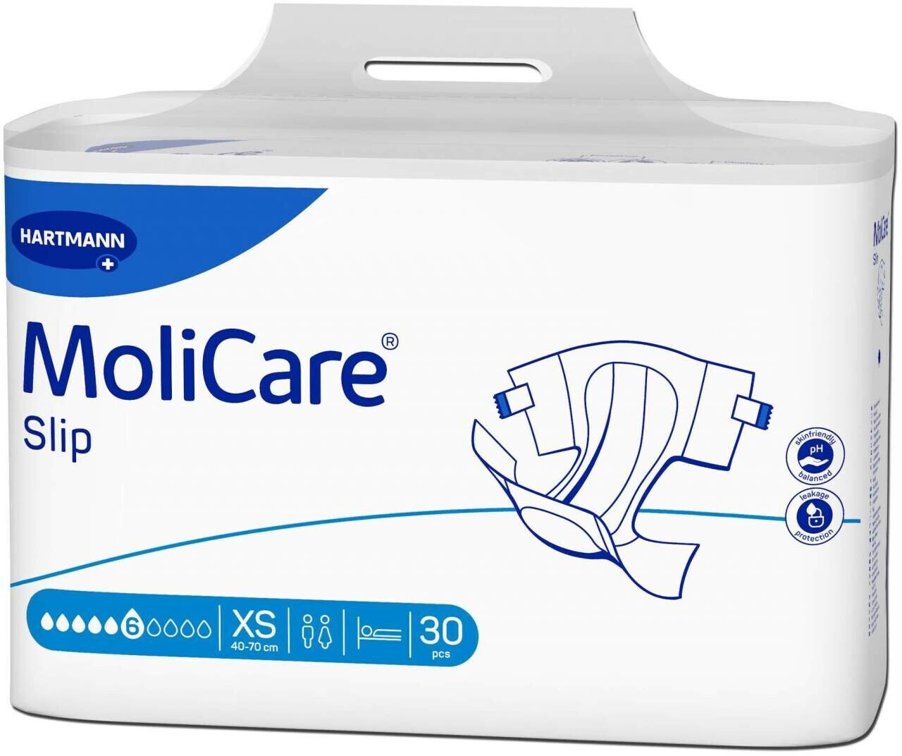 Hartmann MoliCare Briefs extra plus 6 drops XS (30 pcs.)