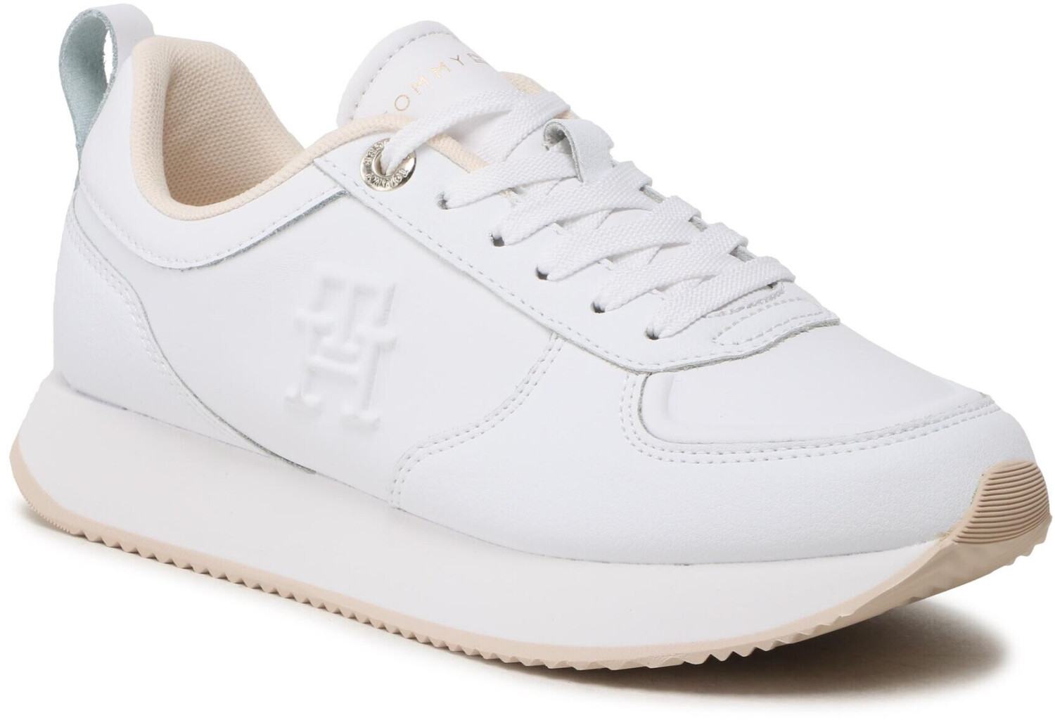 Tommy Hilfiger Casual Leather Runner (FW0FW07285) white ab 77,49 ...