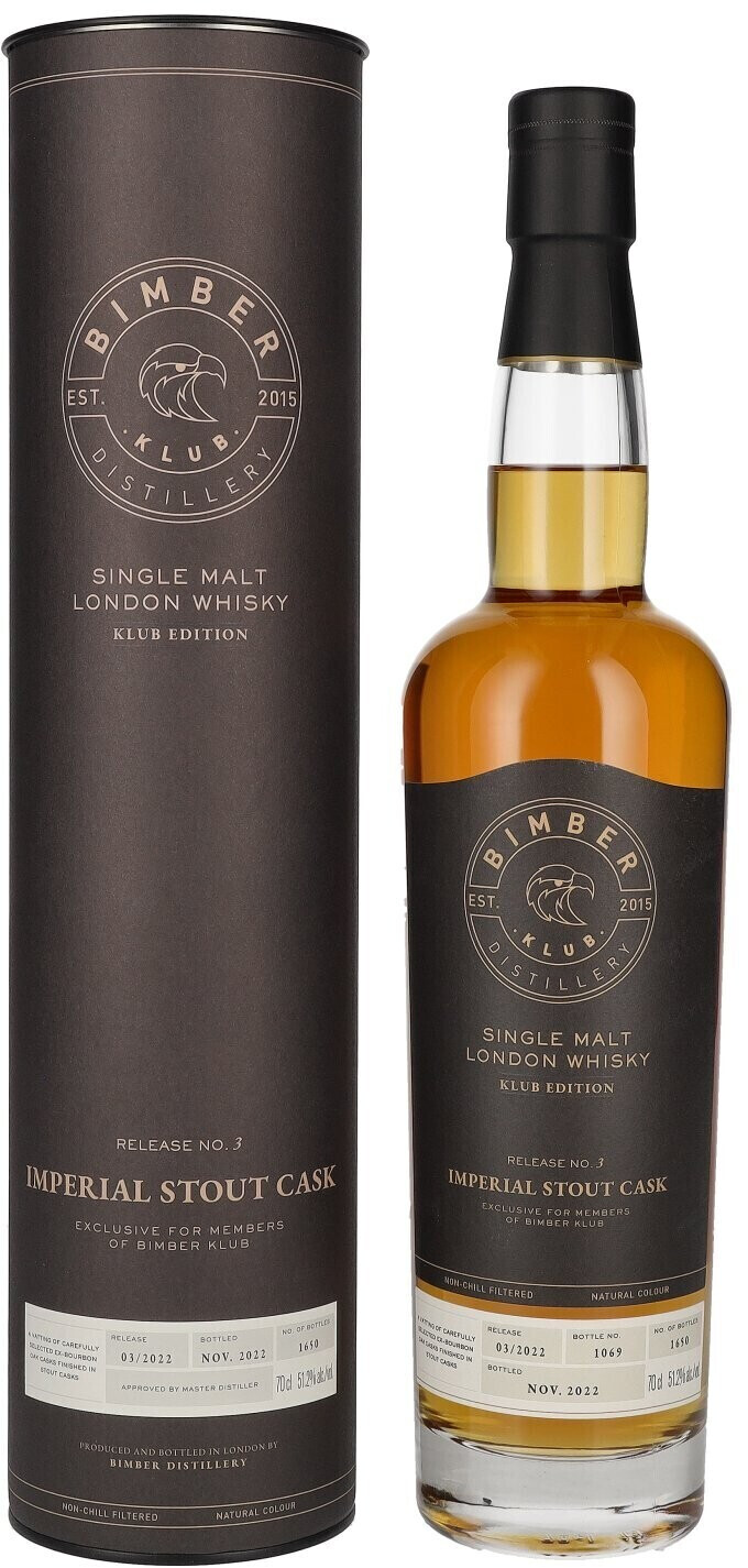 Bimber Imperial Stout Cask Single Malt 0,7l 51,2%