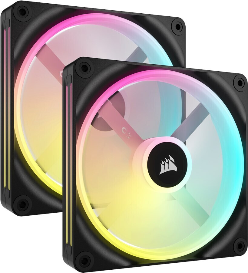 Corsair iCUE Link QX140 RGB 140mm Black 2-pack