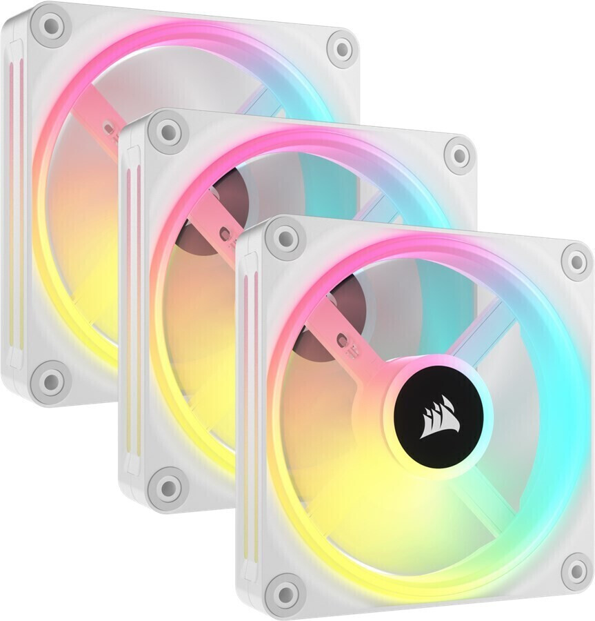 Corsair iCUE Link QX120 RGB 120mm White 3-pack