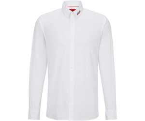 Hugo boss plain white shirt sale
