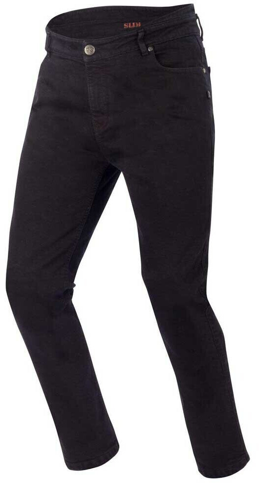 Jean Segura Uzy noir, Jeans slim moto, en cordura stretch