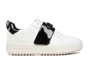 MICHAEL Michael Kors Women'S Emmett Strap Leather Trainers - Optic White -  UK 7 for Men