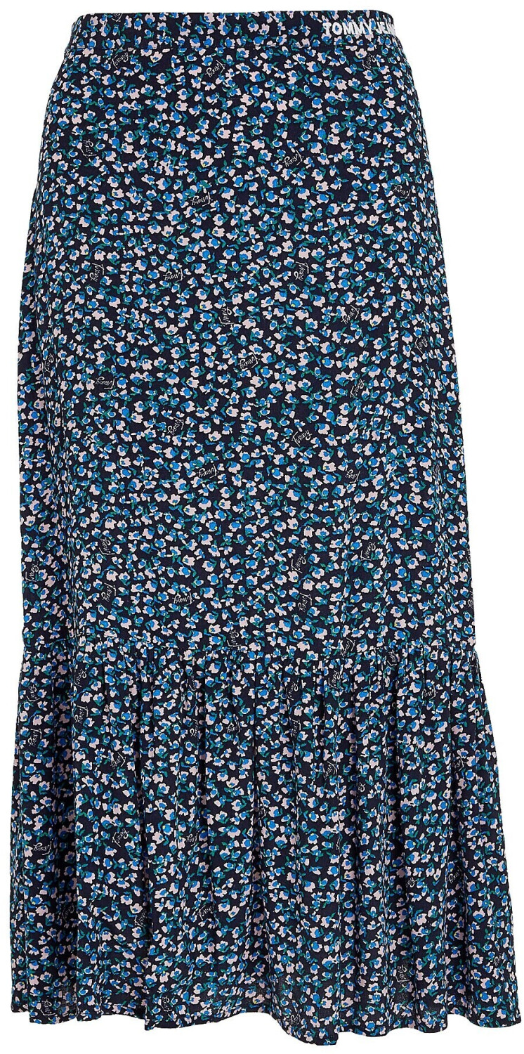 Tommy Hilfiger Ditsy Preisvergleich bei Skirt ab Floral | 48,44 € blue (DW0DW15196)