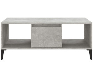 vidaXL Tavolino Salotto Bianco Lucido 90x50x36,5 cm Legno Multistrato