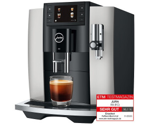 Machine à Café Automatique JURA E8 – Blanc Piano (EC) – Neuve Sous Emballage