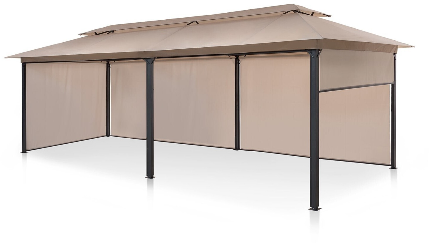 Blumfeldt Grandezza Cortina Garden Pavillon 3 x 6 m beige