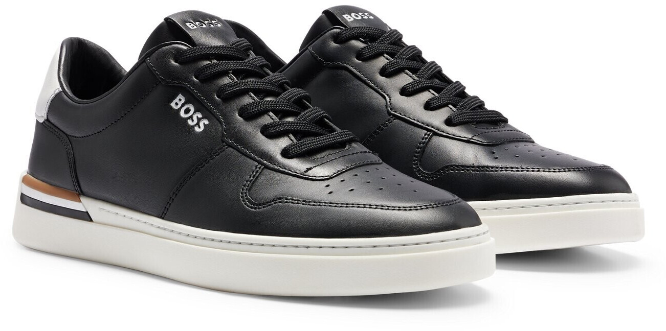 Hugo boss top black tennis shoes