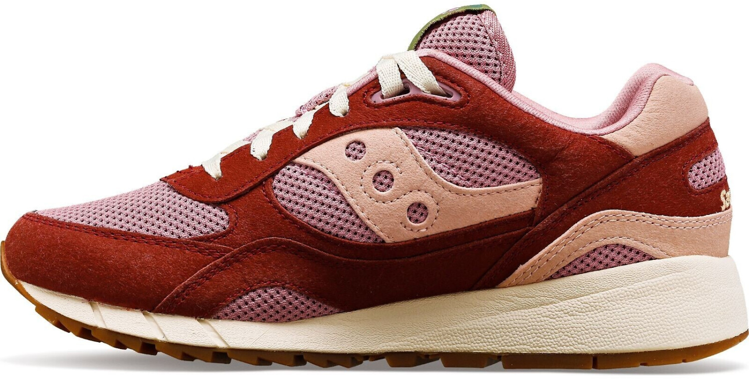Saucony shadow red burgundy top