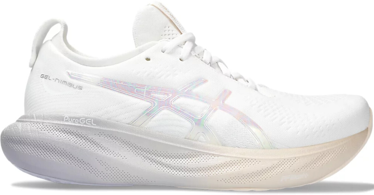 Asics Gel Nimbus 25 Anniversary Women white rose dust ab 133 95 Preisvergleich bei idealo