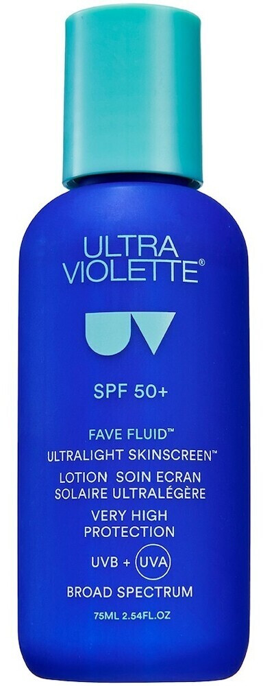 Ultra Violette Fave Fluid Ultralight Skinscreen SPF50+ (75ml)