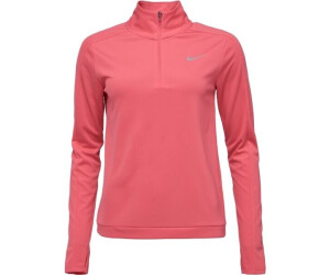 nike pacer half zip pink