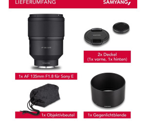Samyang AF 135mm f1.8 FE Black Friday 2025 | Comparez les prix sur
