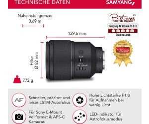 MYYTY Käytetty Samyang AF 135mm f1.8 - Sony FE