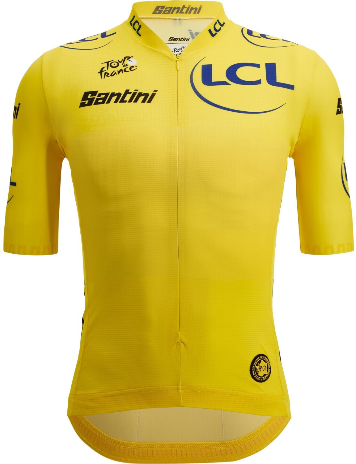 Santini Tour de France 2023 Leader General Classification Sleek Fit S/S Jersey yellow