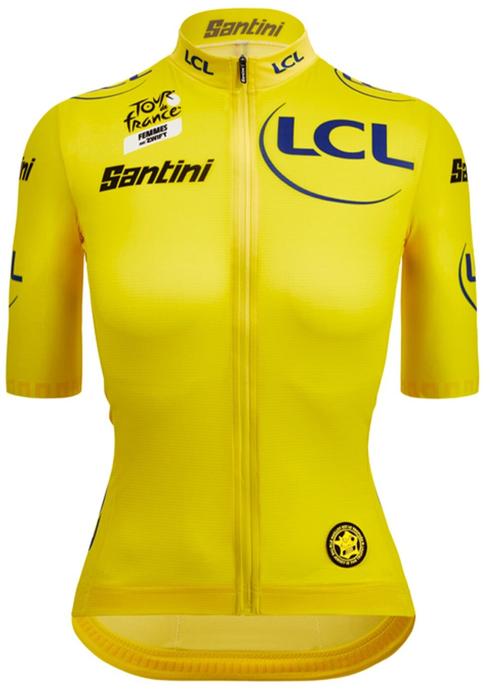 Santini Tour de France 2023 Leader General Classification Sleek Fit S/S Women Jersey yellow