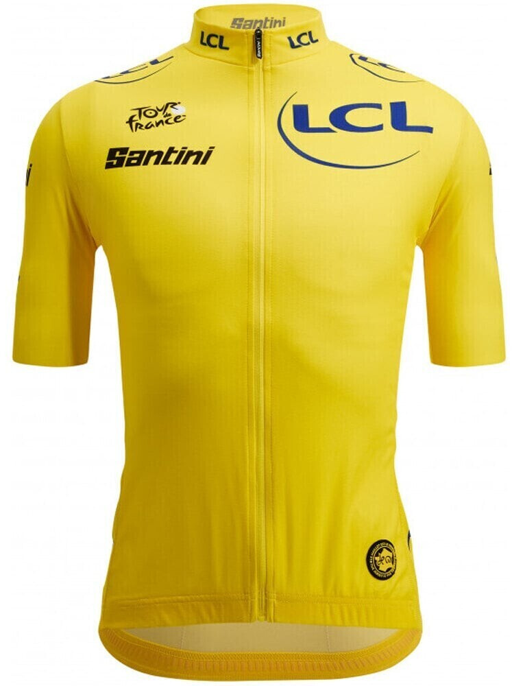 Santini Tour de France 2023 Leader General Classification Classic Fit S/S Jersey yellow