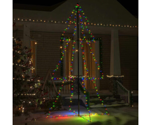 vidaXL Weihnachtsbaum Kegelform 300 LEDs 120x220 cm (328590) ab € 82,99