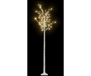 vidaXL Weihnachtsbaum 200 LEDs 2,2 m Warmweiß Weide (328684) ab € 58,99