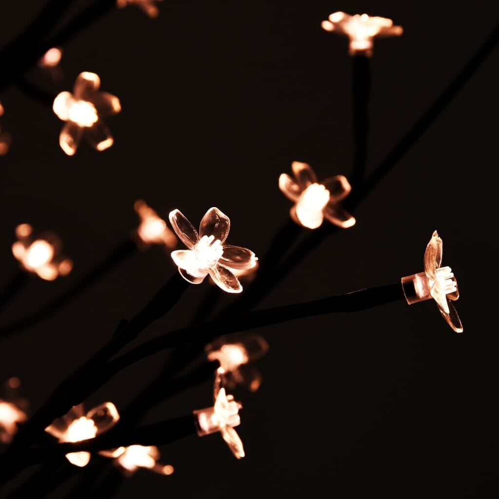 vidaXL LED-Baum mit Kirschblüten Warmweiß 220 LEDs 220 cm (345133) ab 40,90  €
