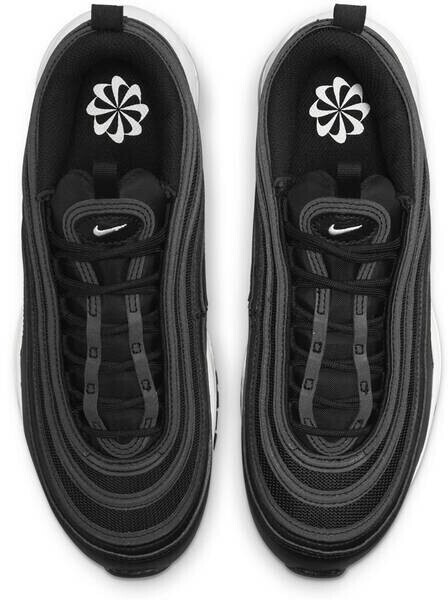 Nike womens air max 97 glitter trainer black / black / white / black outlet