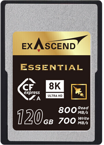 Exascend Essential Type A R800/W700 CFexpress 120 Go