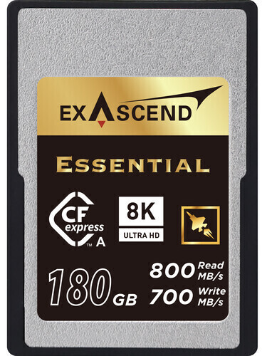 Exascend Essential Type A R800/W700 CFexpress 180 Go