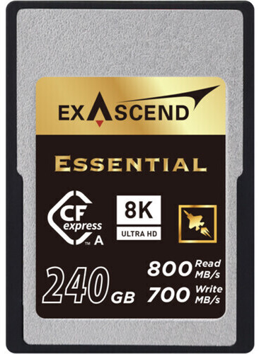 Exascend Essential Type A R800/W700 CFexpress 240 Go