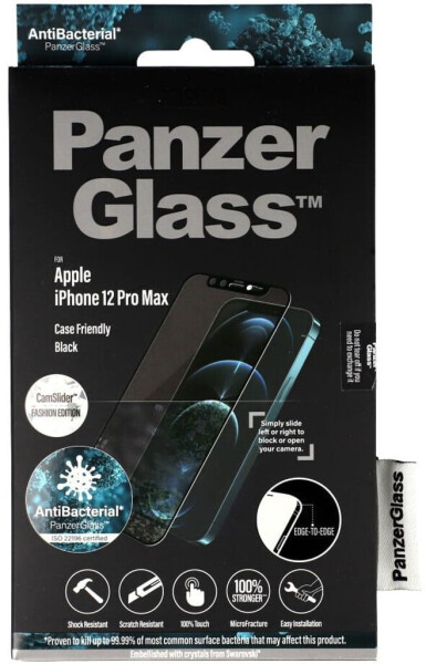 PanzerGlass Case Friendly Swarovski (1 Stück, iPhone 12 Pro Max), Bild 11