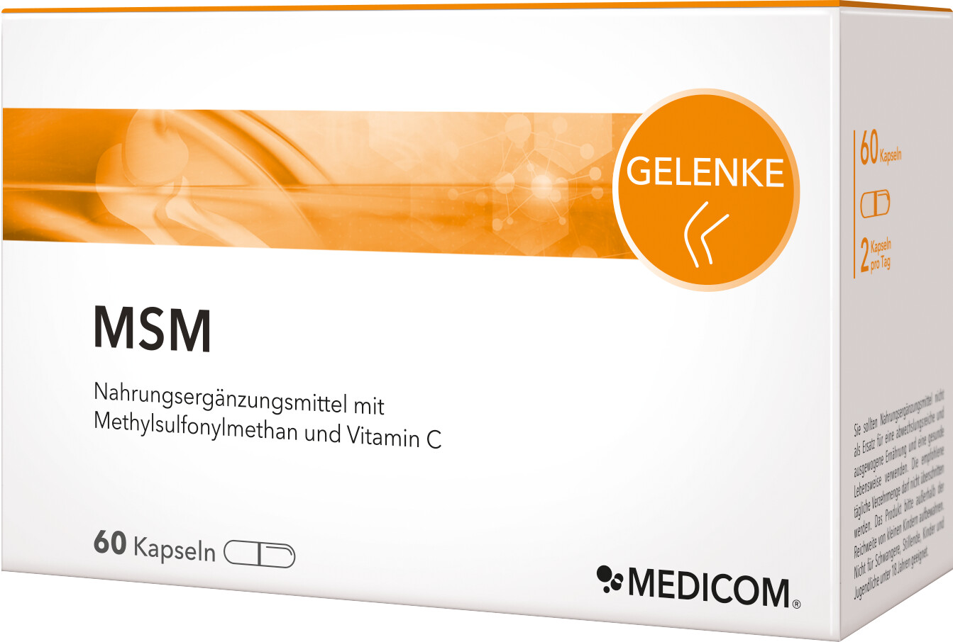 Medicom MSM Kapseln (60 Stk.) ab 12,72 € | Preisvergleich bei idealo.de
