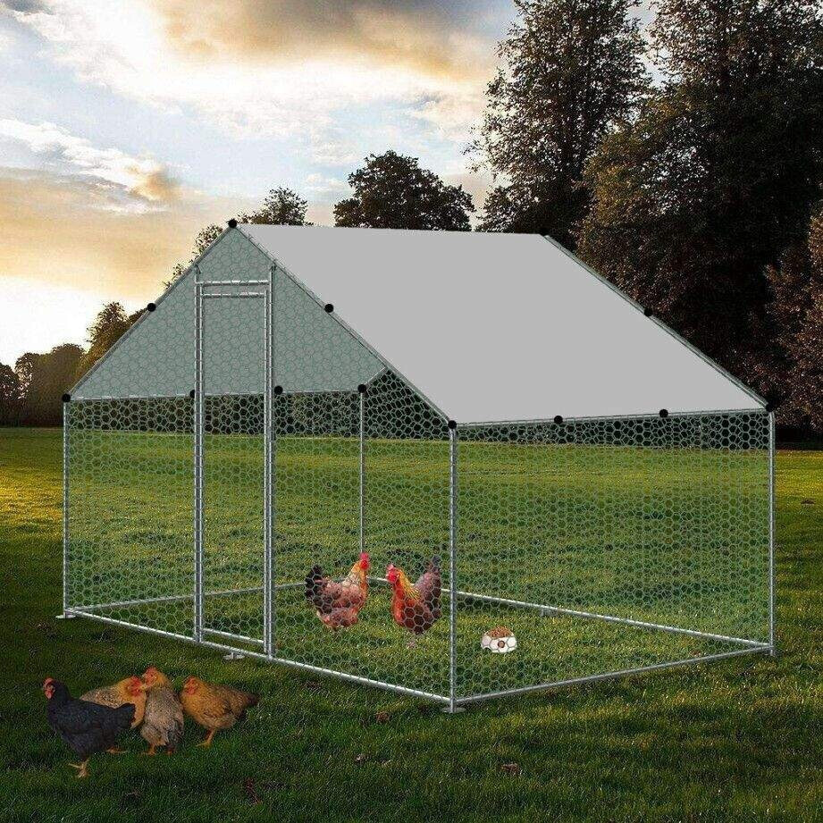 MonsterShop Enclos poulailler 4 x 6 x 2 m (25949) au meilleur prix sur