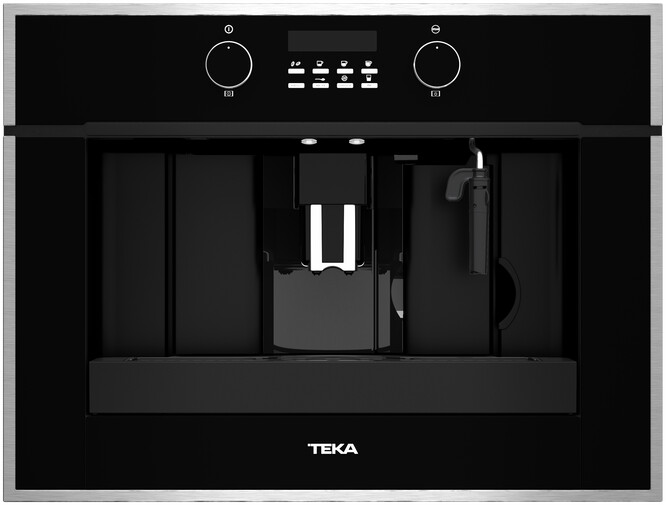 Teka CLC 855 GM Black Glas Inox Frame