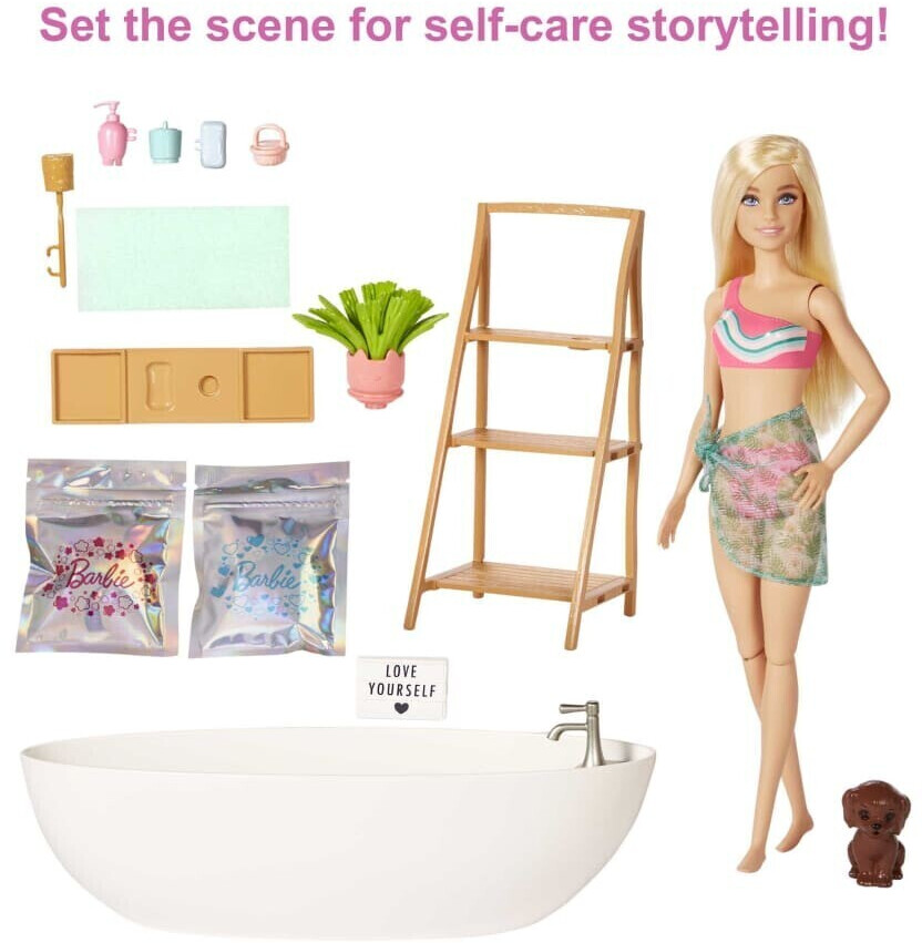 Buy Barbie Doll Bathtub Playset Blonde Confetti Soap Accessories HKT92 from 21.80 Today Best Deals on idealo