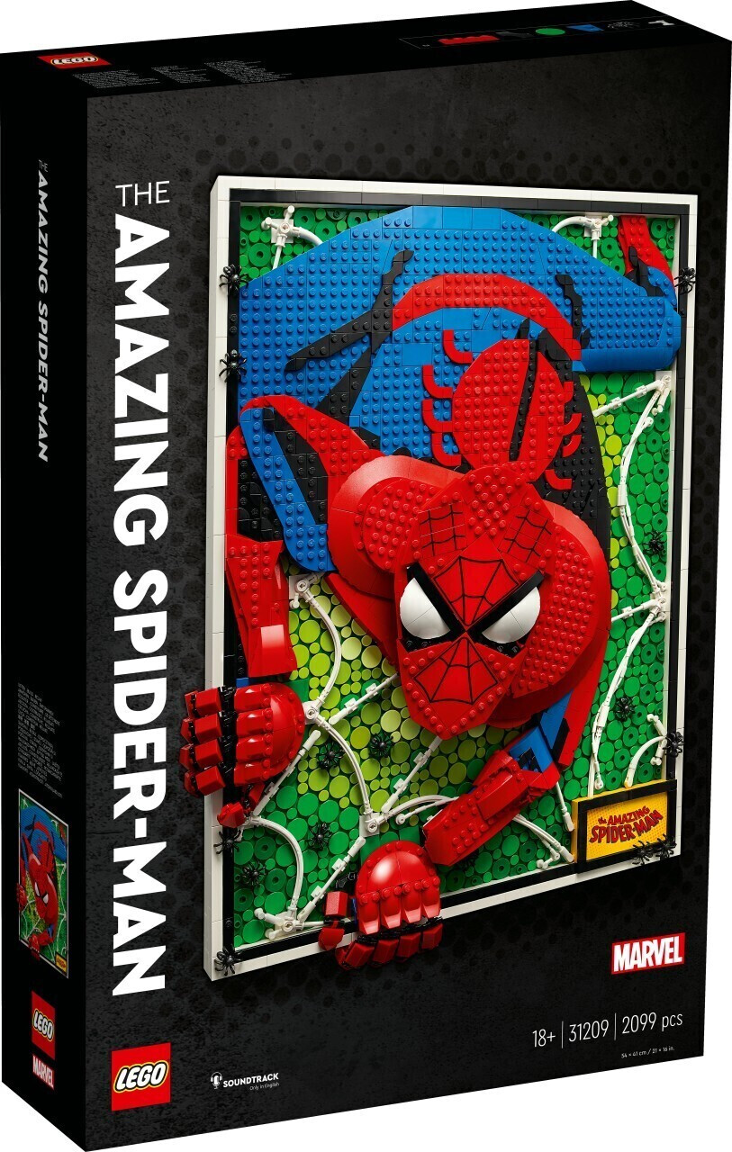 LEGO Art - The Amazing Spider-Man (31209) a € 147,35 (oggi)