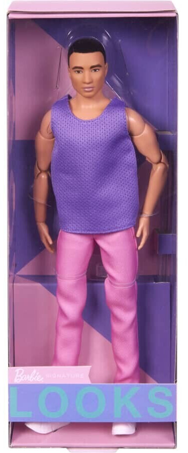 Buy Barbie Looks, Ken, Black Hair, Purple Top With Pink Pants