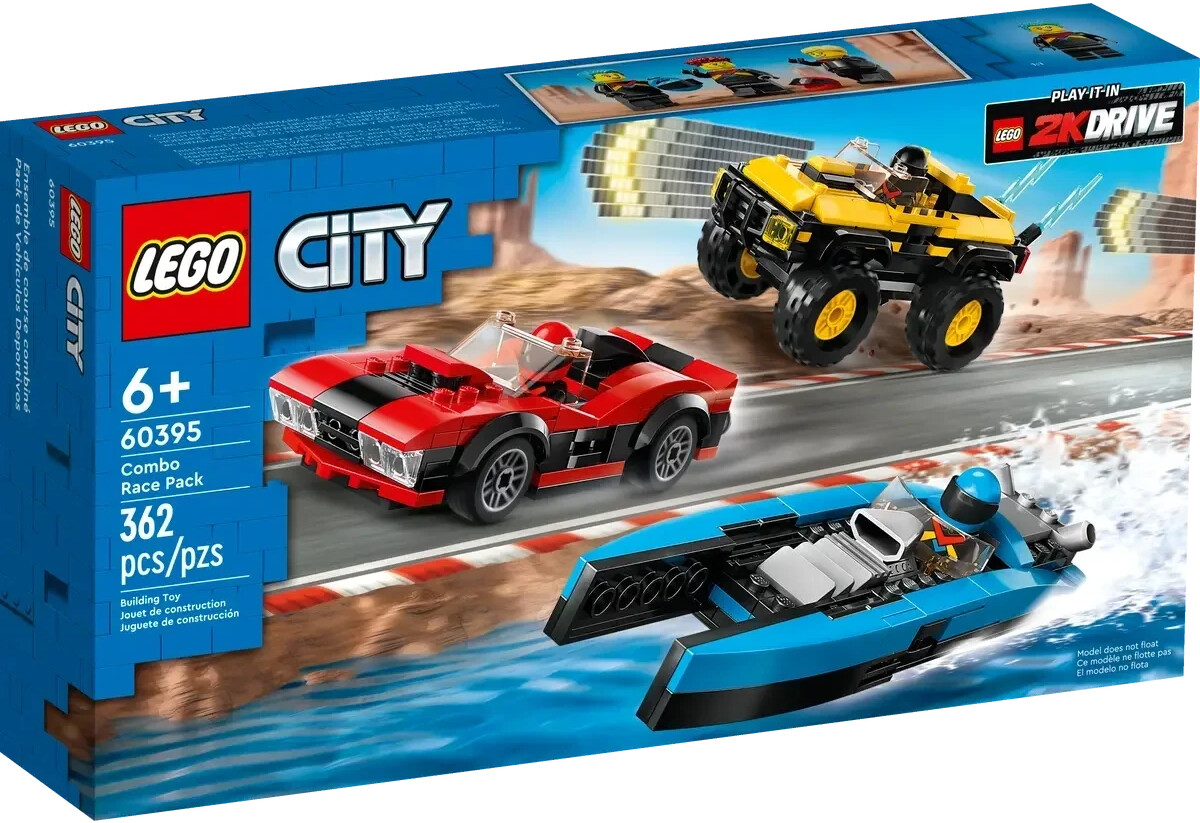 LEGO City - Le pack de véhicules de course (60395)