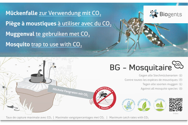 BG-Mosquitaire CO2, mosquito trap against all mosquito species