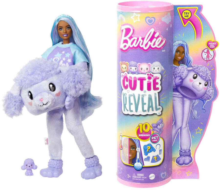 Barbie Cutie Reveal Cozy Cute Tees Star Poodle (HKR05)