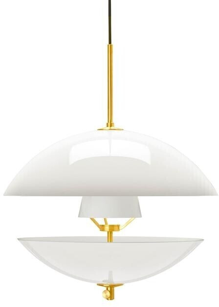 Fritz Hansen Clam P3 Ø44cm white brass
