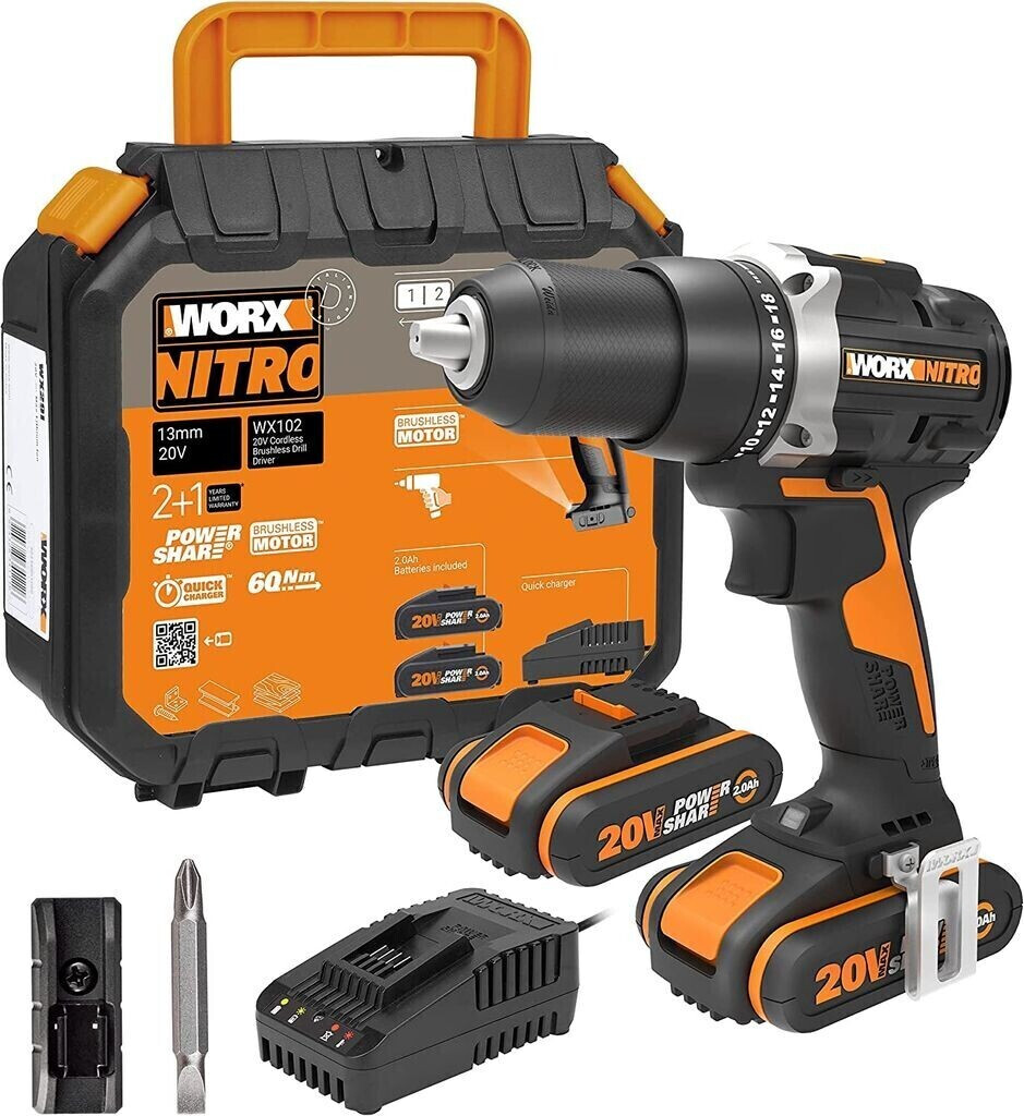 Worx WX102 (2 x 2,0 Ah)