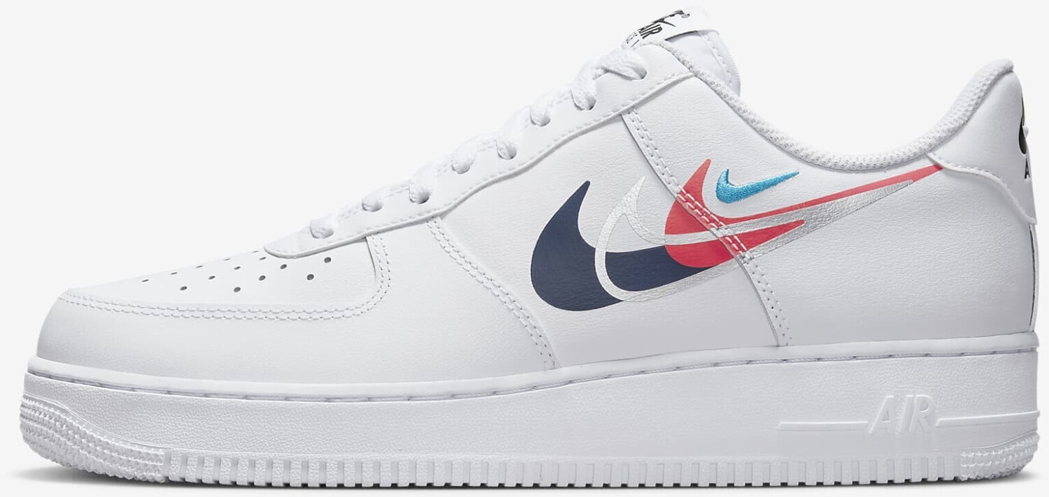 Nike Air Force 1 07 white bright crimson metallic silver midnight navy Les Soldes arrivent le 8 janvier 2025 idealo