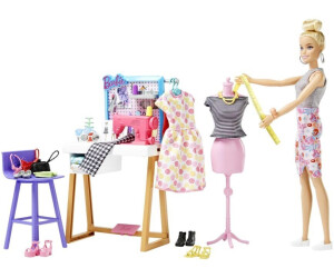 Buy Barbie Fashion Designer Doll Studio HDY90 from 17.99