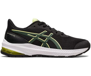 Black asics kids sales