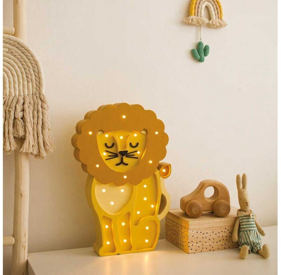Little Lights Childrens Wall and Table Light Lion (coffee)