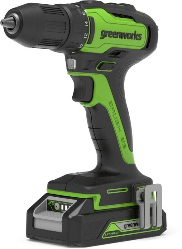 Greenworks GD24DD35 avec batterie 2 Ah et chargeur