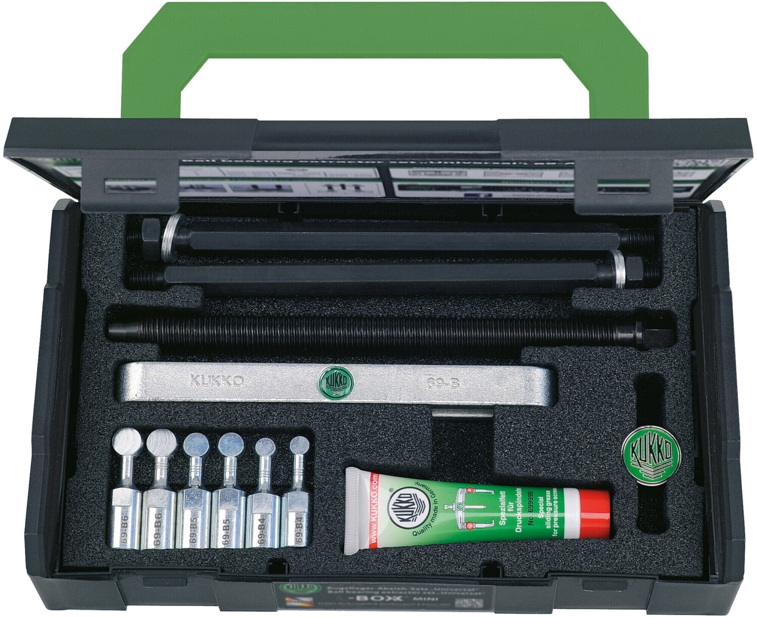 KUKKO Ball bearing puller set Universal 69 7 pcs. (69-B)