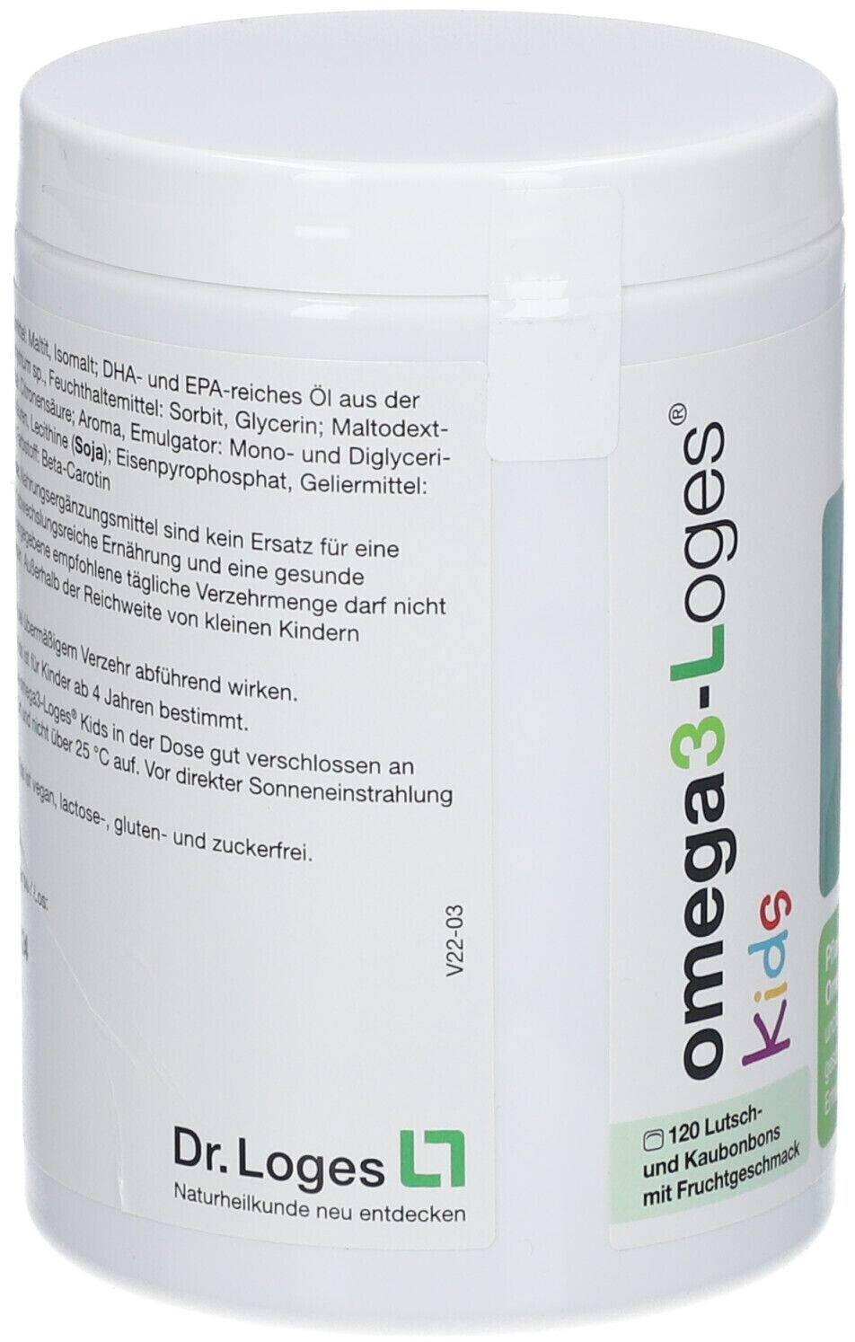 Dr. Loges Omega3Loges Kids Kaudragees (120 Stk.) ab 23,28